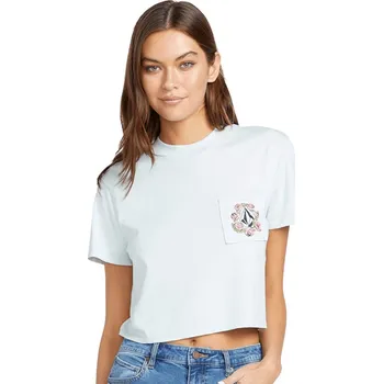 Dámská móda VOLCOM triko - Pocket Dial Tee (CHL)