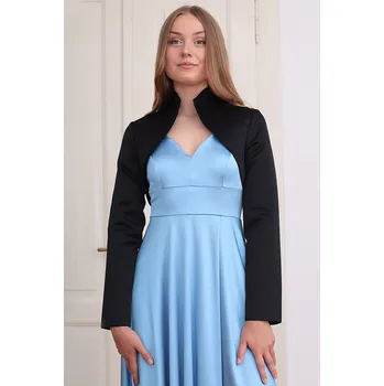 Bolerko TopMode Jednobarevné saténové bolerko se stojáčkem 963224