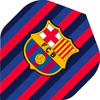 Příslušenství pro šipky Mission Letky Football - FC Barcelona - Oficial Licensed BARÇA - F1 - Striped with Crest - F4120