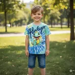 Chlapecké tričko krátký rukáv Kugo FC0370 khaki