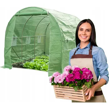 Skleník ZAHRADNÍ FÓLIOVNÍK SKLENÍK 6m2 FÓLIE STAN UV-4 PREMIUM 3x2 OXALIS I