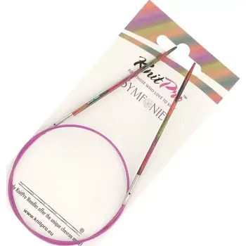 Nástroj na niť a příze KnitPro Symfonie kruhové fixní jehlice 2,25mm 50cm (KnitPro Symfonie kruhové dřěvěné jehlice 2,25mm 50cm)