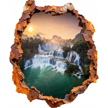 Obraz Samolepka Samolepící Po Obrysu 3D efekt 66x80 cm Přírodní panorama