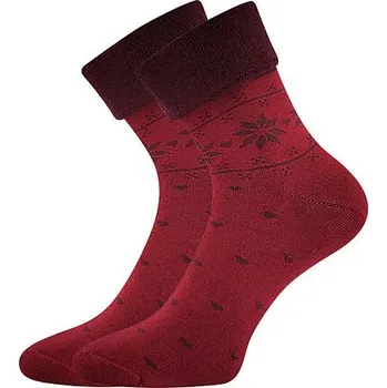 Dámské ponožky TopMode Froté ponožky s norským vzorem 1054513