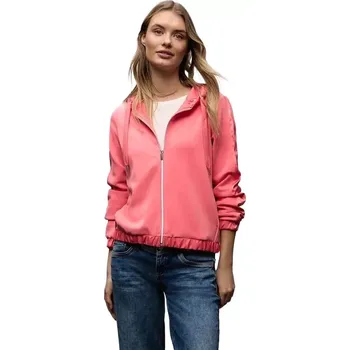 Dámská bundička se saténovým leskem Street One 324537 coral velikost 34