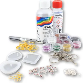 Kreativní sada pro zamilované - klíčenka nebo přívěsek ve tvaru srdce