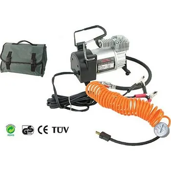 Kompresor kovový 10 BAR 12V s 5 m hadicí a adaptérem na akumulátor