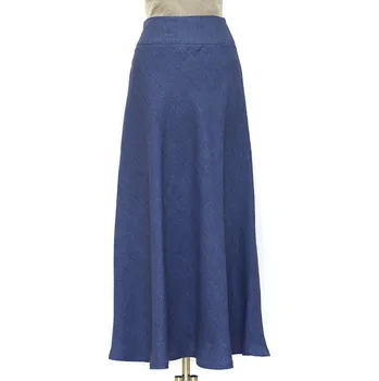 Dámská sukně TopMode Maxi sukně lněná 609267