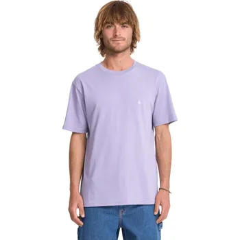 Pánská móda VOLCOM triko - Stone Blanks Bsc Sst (PPA)