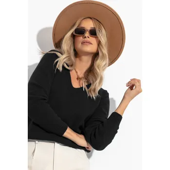 Dámský svetr TopMode Krátký svetr z vlny 861496