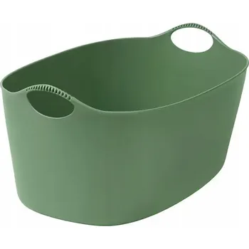 Koš na prádlo IKEA TORKIS Flexibilní koš na prádlo vnitřní/venkovní, zelený, 35 l