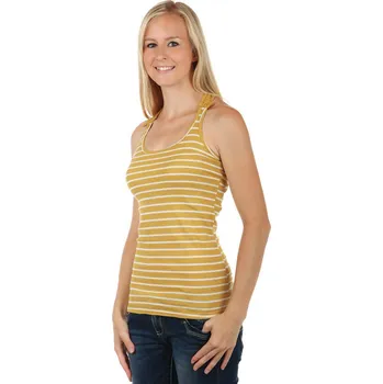 TopMode Dámské pruhované tílko s krajkou 64603