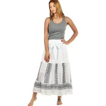 Dámská sukně TopMode Vzorovaná dámská maxi sukně 460784