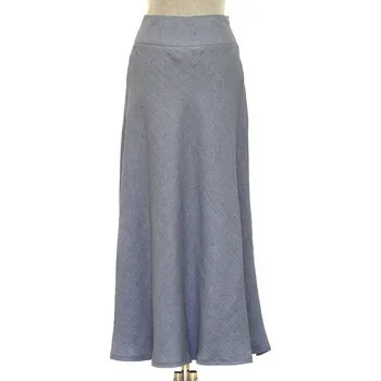 Dámská sukně TopMode Maxi sukně lněná 609272