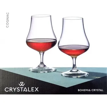Sklenice Crystalex Sklenice na rum, brandy - Cognac, přátelská souprava 2 ks. 150ml