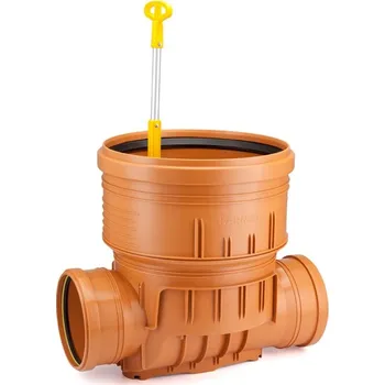 revizní šachta Šachtové dno včetně zpětné klapky, pro hladkou rouru Ø 400 200