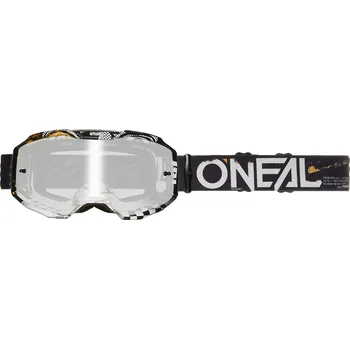 Sport O´Neal brýle B-10 ATTACK Black/White Silver Mirror