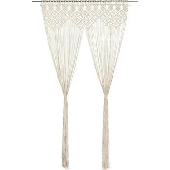 Závěs Macramé závěs 140 x 240 cm bavlna - 8720286180785