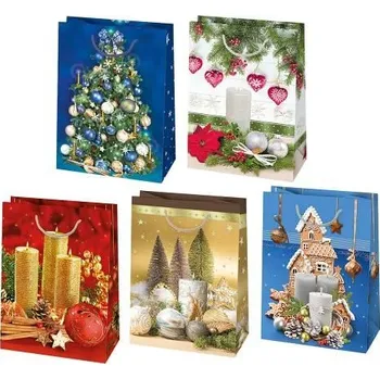 Dárková taška ARGUS Dárková papírová taška (34.5 x 48 cm) mix 10 ks 08939101