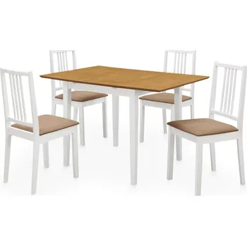 Jídelní set 5dílný jídelní set MDF bílý - 8719883608266