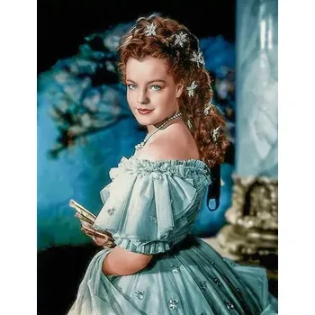 Diamantové malování Diamantové malování - Císařovna Sissi + třpytivé kamínky (50x70)