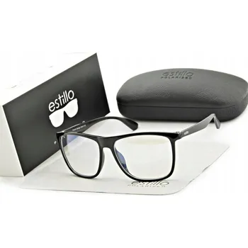 Sluneční brýle Estillo brýle bez dioptrií "nerd" černé