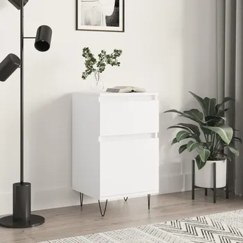 Příborník do zásuvky Příborník bílý 40 x 35 x 70 cm kompozitní dřevo - 8720845873752