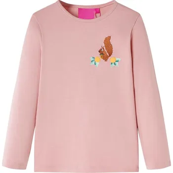 Chlapecké tričko Dětské tričko s dlouhým rukávem světle růžové 116 - 8721012030824