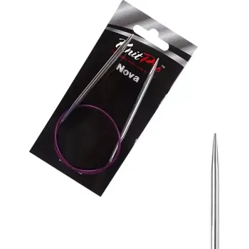Jehlice KnitPro Nova kruhové kovové fixní jehlice 4mm 40cm (KnitPro Nova kruhové kovové jehlice 4mm 40cm)