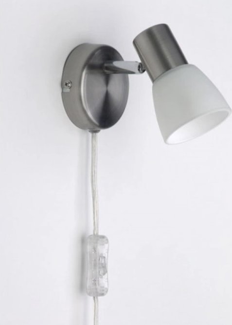 Brilliant 35812/77 Nástěnná lampa LUCA s vypínačem