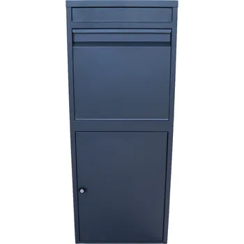 Poštovní schránka Box na balíky s přepadovou lištou, antracit RAL 7016