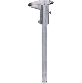Dílna posuvné měřítko KINEX, aretace šroubkem - posuvné měřidlo, tzv. šuplera, rozsah 150 mm, hloubka 0,02 mm, mm + inch, ČSN 25 1238, DIN 862