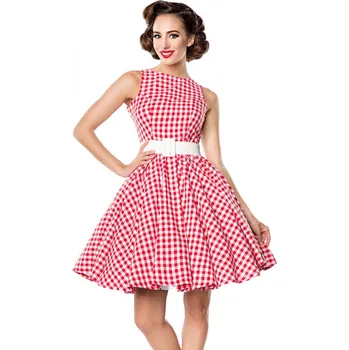 Dámské šaty TopMode Kostkované retro šaty 910100