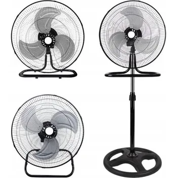 Domácí ventilátor Ventilátor LTC PODLAHOVÝ STOJANOVÝ 3V1 černý