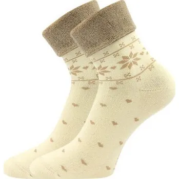 Dámské ponožky TopMode Froté ponožky s norským vzorem 1054530