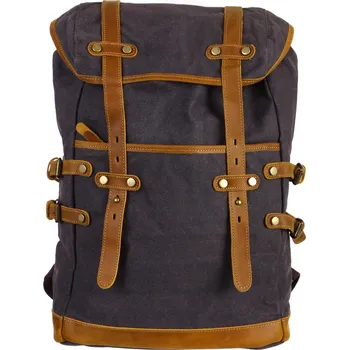 Městský batoh TopMode Retro plátěný batoh s koženými detaily 857100