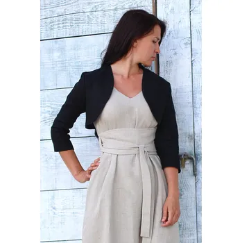 Bolerko Lotika 100% lněné krátké bolerko Lotika 904016