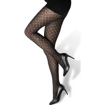 Dámské punčochy TopMode Vzorované silonky do práce 40 DEN 967400