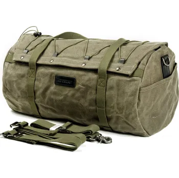 TopMode Prostorná plátěná cestovní retro taška 824784