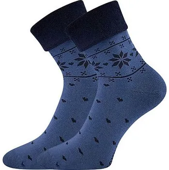 Dámské ponožky TopMode Froté ponožky s norským vzorem 1054518