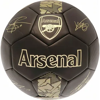 Fotbalový míč Arsenal FC Fotbalový míč Arsenal FC, černý, podpisy, vel. 1