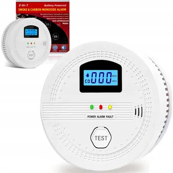 Zabezpečovací technika Detektor Oxidu Uhelnatého a kouře s certifikací - Alarm, hlásič