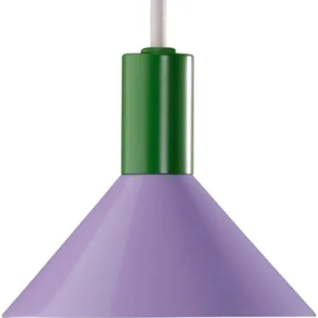 Jotex Zeleno-fialové kovové závěsné světlo MOXY 13 cm