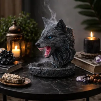 Aroma lampa Fontána na tekoucí dým -Temný vlk