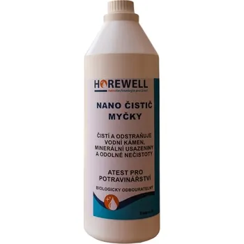 Přípravek do myčky Horewell Nano čistič myčky 250 ml + Dárek Nano houbička na čištění nečistot