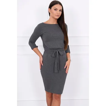 Dámské šaty TopMode Jednobarevné dámské šaty s rukávem 623804