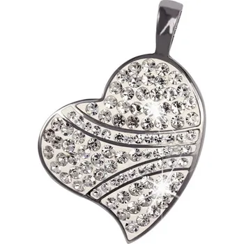 Přívěsek Lightning bug Přívěsek srdce zdobené kamínky 701945