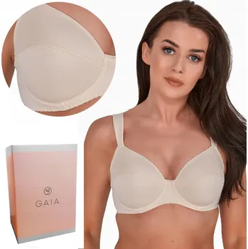 Podprsenka Gaia podprsenka nevyztužená béžová velikost 75G