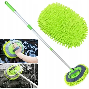 Mycí kartáč na vozidlo MOP KARTÁČ NA MYTÍ AUTA OKEN STŘECHY NASTAVITELNÝ AUTOMOBILOVÁ 180°