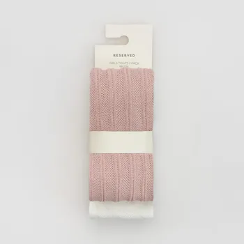 Dívčí spodní prádlo Reserved - Vzorované punčocháče 2 balení - krémová - 916IH-01X - 916IH-01X-U98